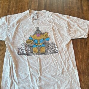 Marvel White T-Shirt with Thanos Illustration